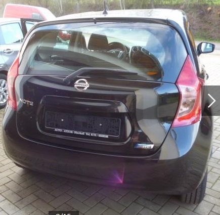 Left hand drive NISSAN NOTE  1.5 dci 