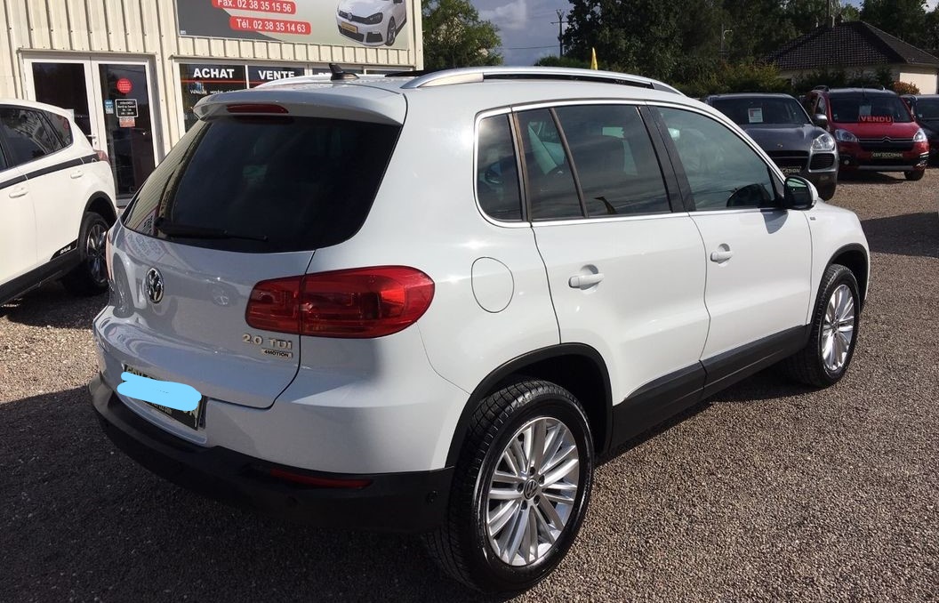 Left hand drive VOLKSWAGEN TIGUAN 2.0 TDI 4MOTION CUP FRENCH REG