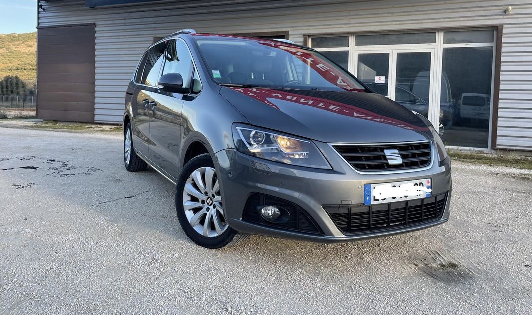 Left hand drive SEAT ALHAMBRA TDI 7 SEATER STYLE FRENCH REG