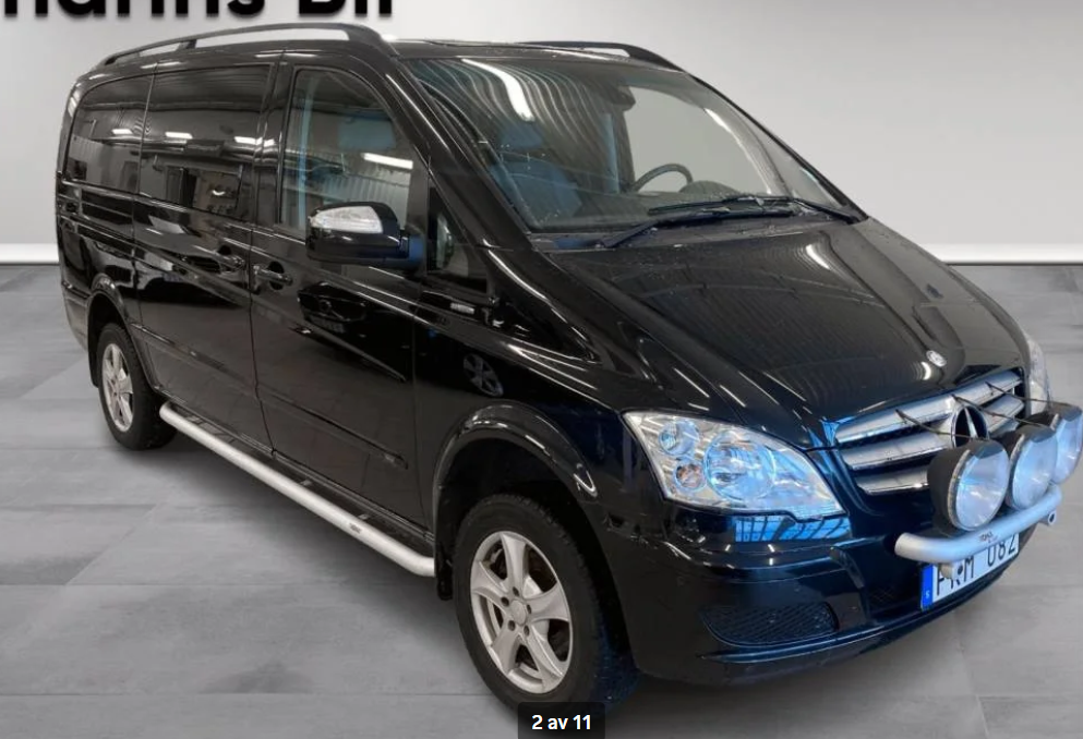 Left hand drive MERCEDES VIANO DIESEL 7 SEATS AWD