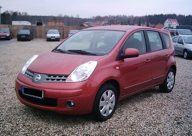 voiture NISSAN NOTE 01 01 2008 Metallic Copper Orange lieu