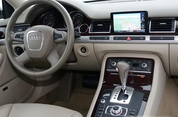 Left hand drive car AUDI A8 (01/09/2009) - 