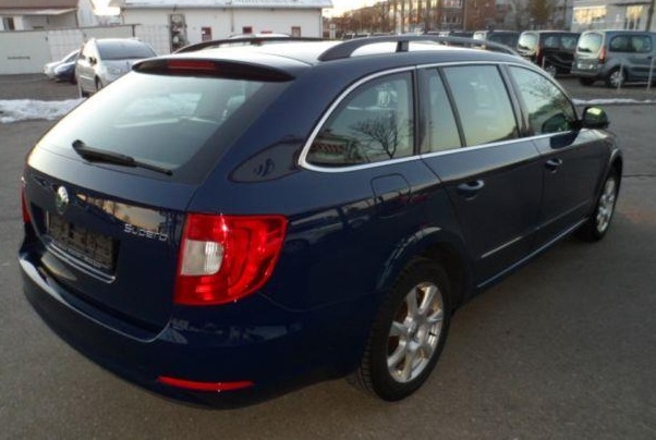 lhd car SKODA SUPERB (01/02/2012) - 