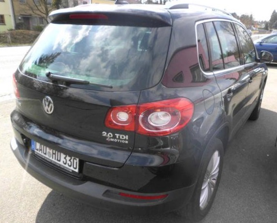 left hand drive VOLKSWAGEN TIGUAN (01/03/2011) -  