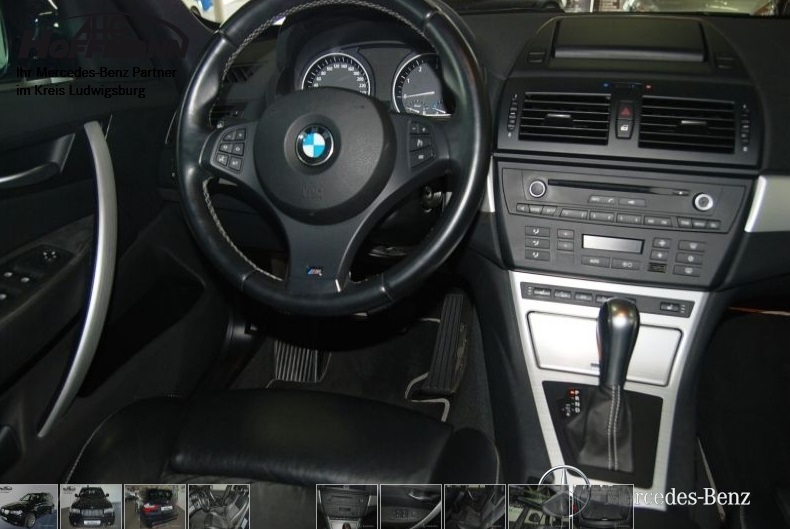 left hand drive BMW X3 (01/03/2010) -  