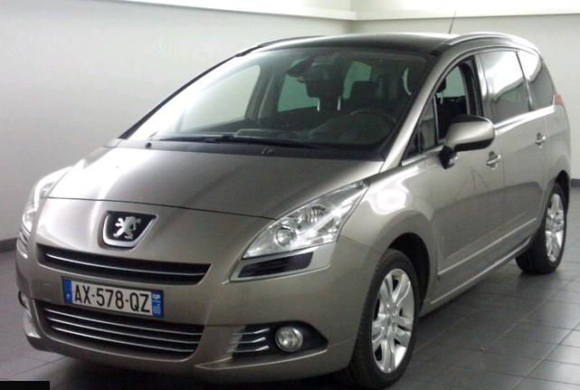 lhd PEUGEOT 5008 (29/10/2010) - 