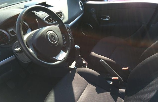 Left hand drive car RENAULT CLIO (01/05/2008) - 