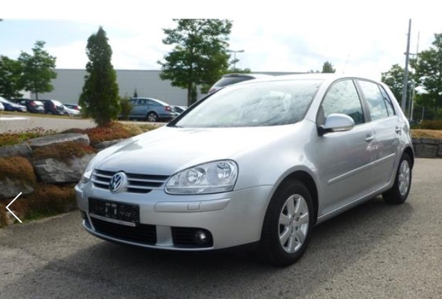 Left hand drive VOLKSWAGEN GOLF 1.9 TDI DSG GOAL