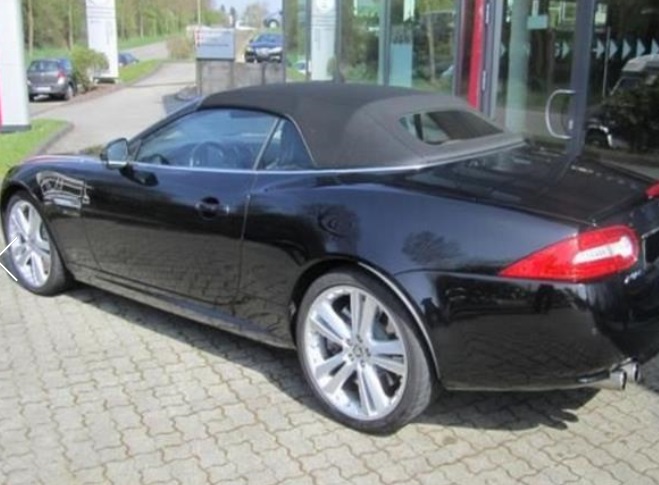 Left hand drive car JAGUAR XKR (01/03/2012) - 