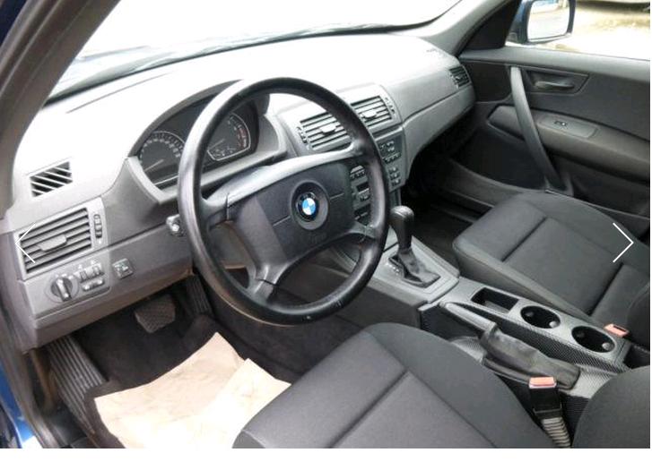 Left hand drive car BMW X3 (01/04/2004) - 