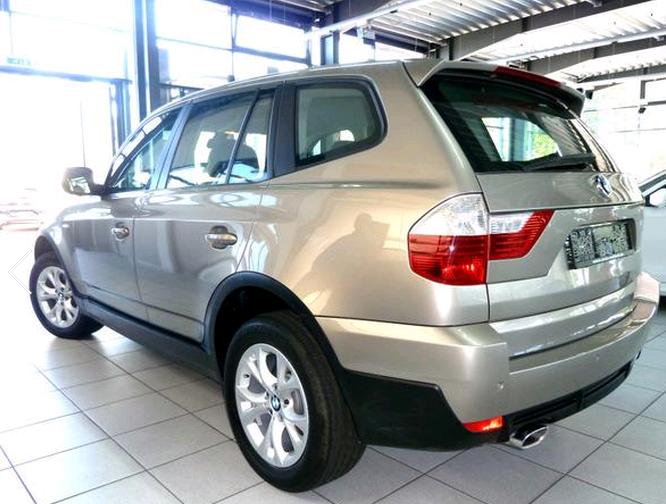 Left hand drive car BMW X3 (01/04/2010) - 