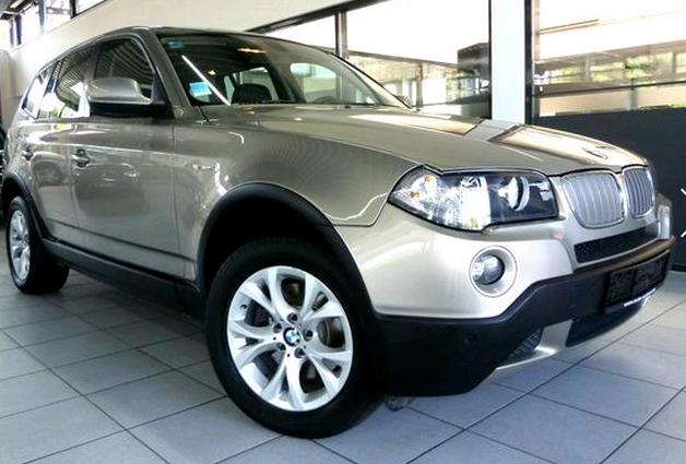 left hand drive BMW X3 (01/04/2010) -  