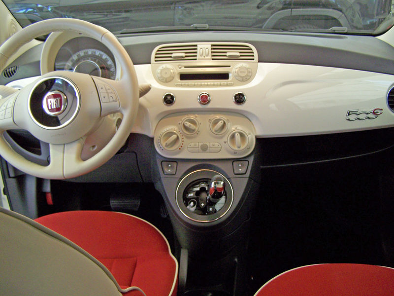 left hand drive FIAT 500C (01/03/2014) -  