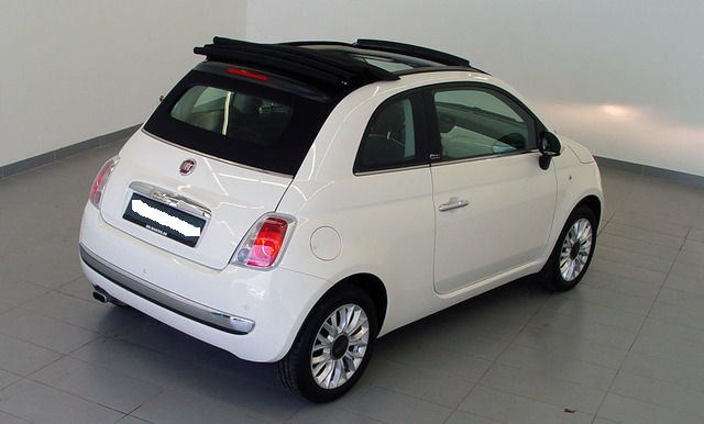 left hand drive FIAT 500C (01/04/2014) -  