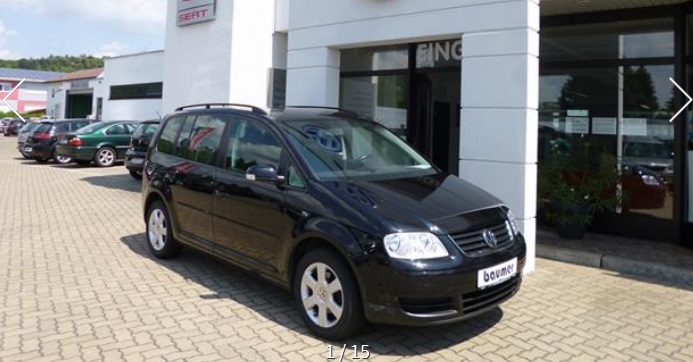 lhd VOLKSWAGEN TOURAN (01/10/2006) - 