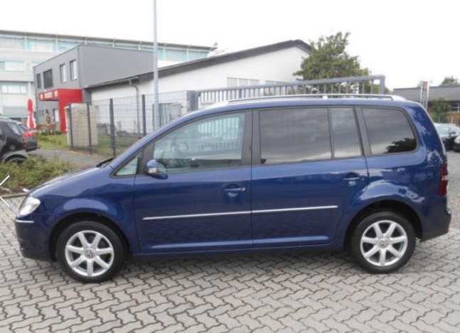 lhd car VOLKSWAGEN TOURAN (01/08/2008) - 