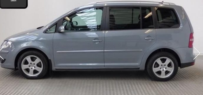 lhd car VOLKSWAGEN TOURAN (01/02/2008) - 