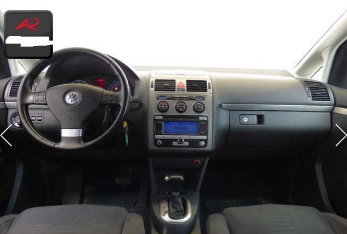 Left hand drive car VOLKSWAGEN TOURAN (01/02/2008) - 