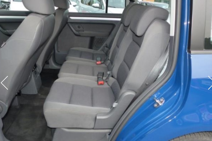 left hand drive VOLKSWAGEN TOURAN (01/03/2012) -  