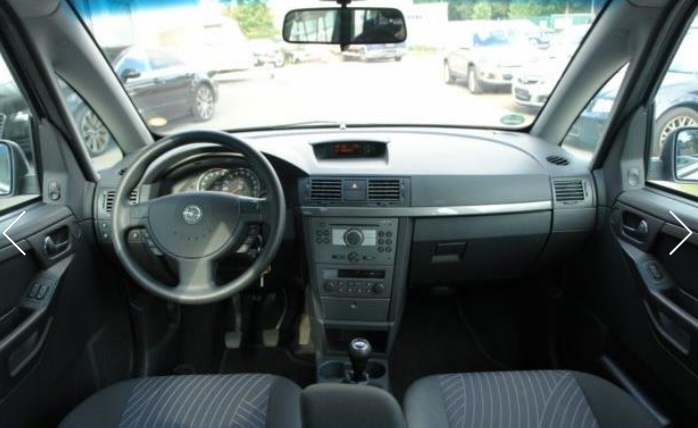 left hand drive OPEL MERIVA (01/02/2006) -  