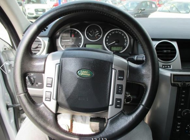 Left hand drive car LANDROVER DISCOVERY (01/10/2008) - 