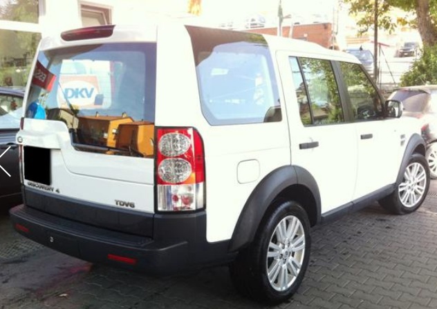 Left hand drive car LANDROVER DISCOVERY (01/06/2012) - 