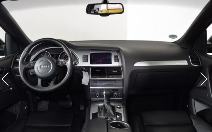 left hand drive AUDI Q7 (01/07/2012) -  