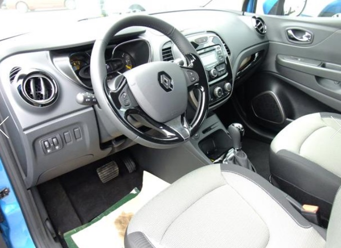 left hand drive RENAULT CAPTURE (01/01/2015) -  