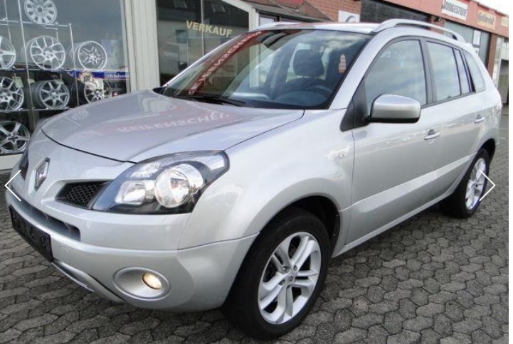 Left hand drive RENAULT KOLEOS 2.0 DCI 4X4 DYNAMIQUE