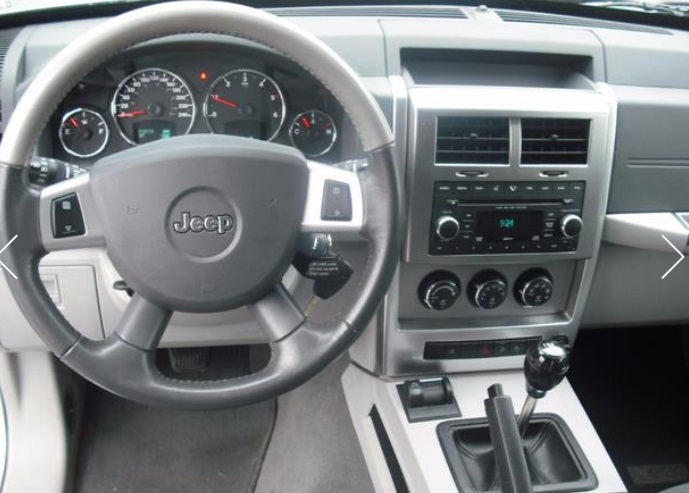 left hand drive JEEP CHEROKEE (01/12/2008) -  