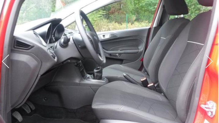 Left hand drive car FORD FIESTA (01/03/2015) - 