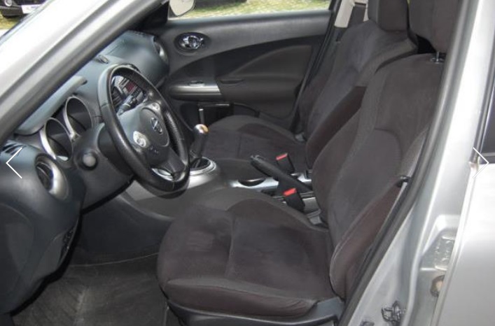 Left hand drive car NISSAN JUKE (01/05/2011) - 