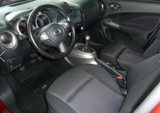 Left hand drive car NISSAN JUKE (01/11/2011) - 