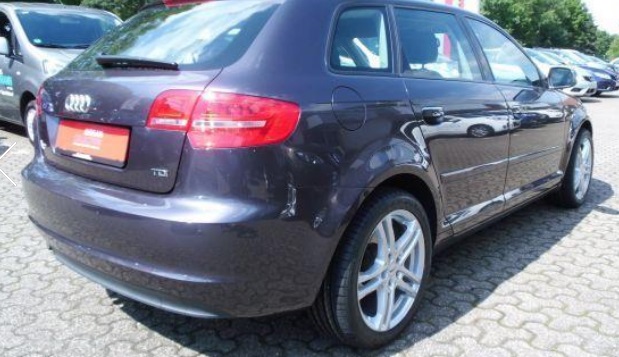 Left hand drive car AUDI A3 (01/11/2011) - 