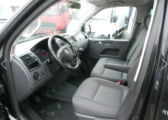 Left hand drive car VOLKSWAGEN CARAVELLE (01/08/2009) - 