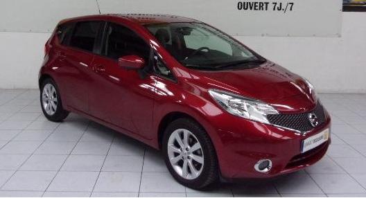 Left hand drive NISSAN NOTE 1.5 DCI TEKNA FRENCH REG