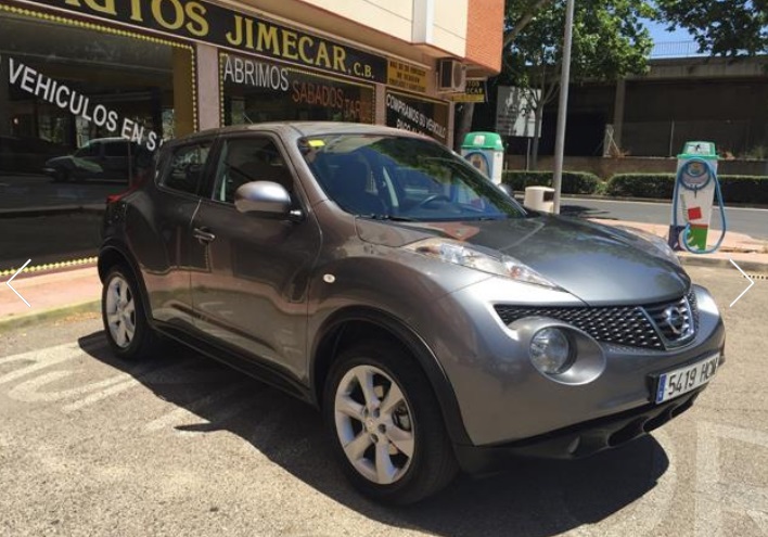 Left hand drive NISSAN JUKE 1.6 ACENTA