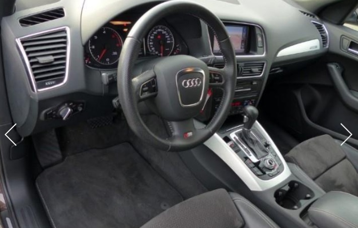 Left hand drive car AUDI Q5 (01/08/2012) - 