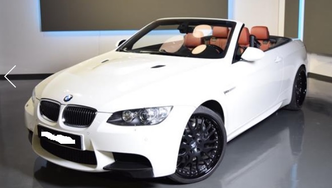 Left hand drive BMW M3 4.0 V8 CONVERTIBLE SPANISH REGISTERED