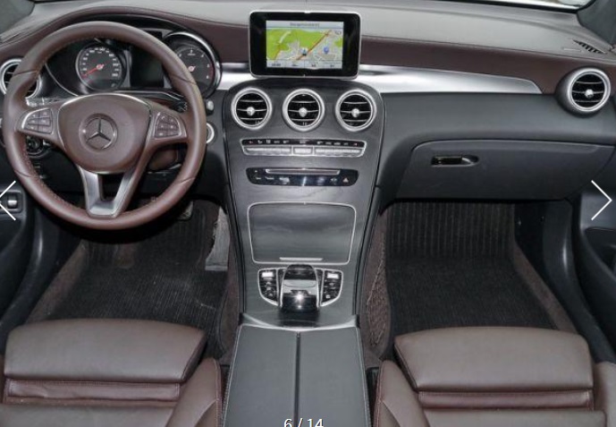 Left hand drive car MERCEDES  (01/09/2015) - 