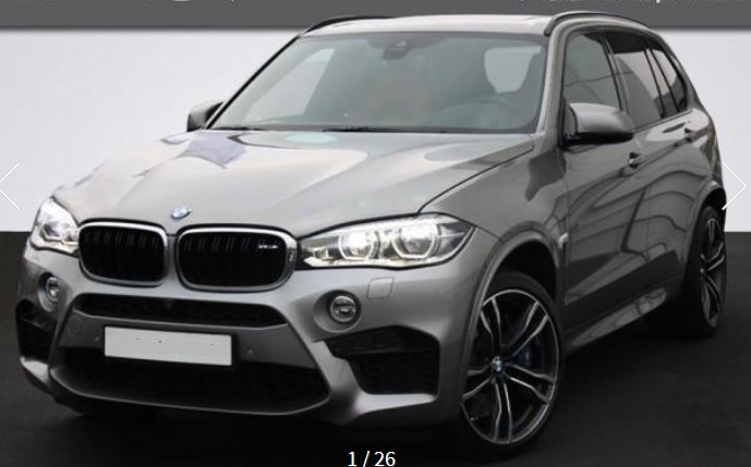 Left hand drive BMW X5 M