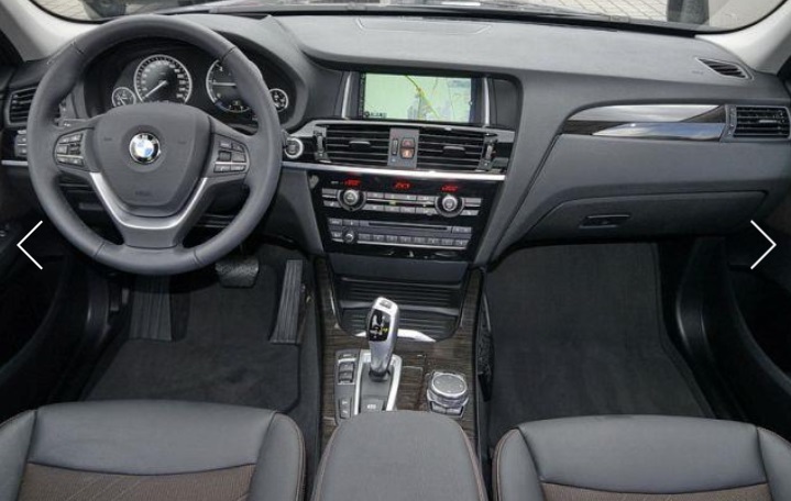 Left hand drive car BMW X3 (01/01/2015) - 