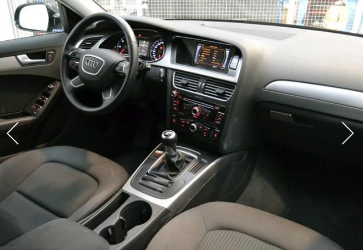 Left hand drive car AUDI A4 (01/02/2015) - 