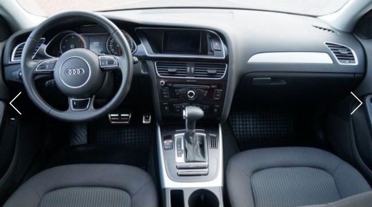 Left hand drive car AUDI A4 (01/05/2015) - 