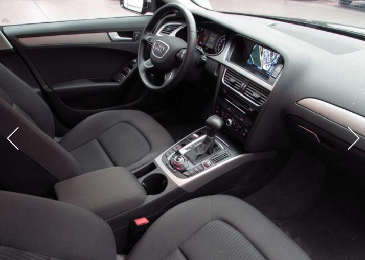 Left hand drive car AUDI A4 (01/01/2015) - 