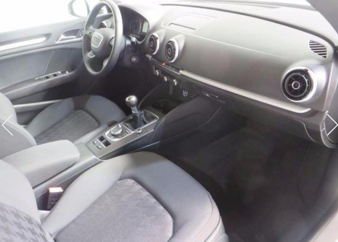 Left hand drive car AUDI A3 (01/05/2015) - 