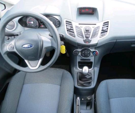 Left hand drive car FORD FIESTA (25/08/2010) - 