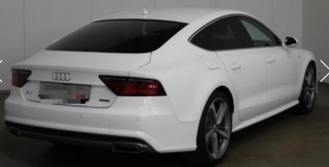 lhd car AUDI A7 (01/01/2015) - 