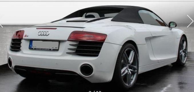 lhd car AUDI R8 (01/06/2015) - 