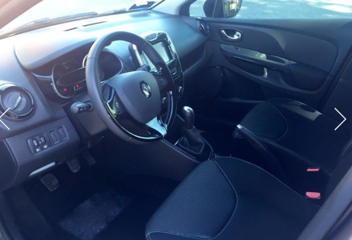 Left hand drive car RENAULT CLIO (01/07/2015) - 